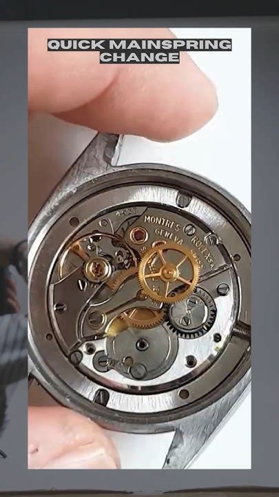 rolex mainspring repair cost